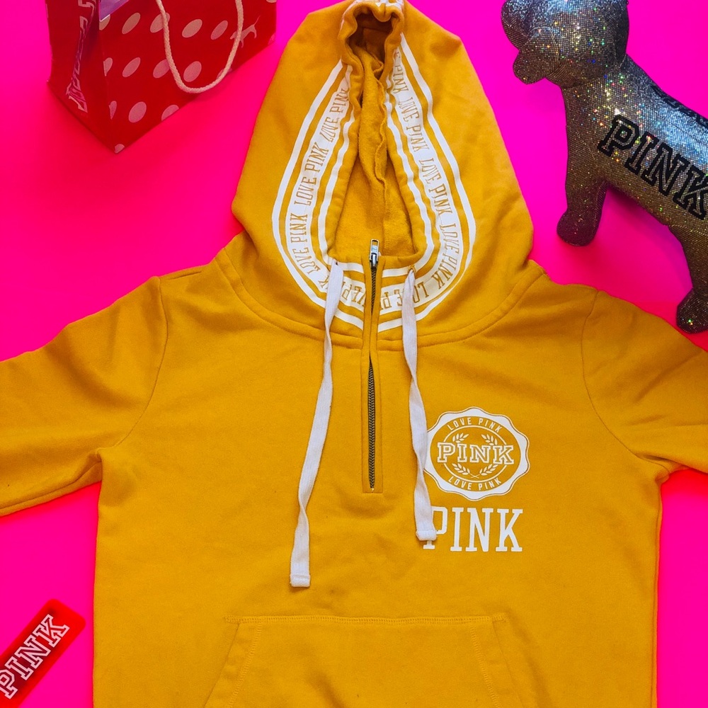💕 MUSTARD PINK HALF ZIP 💕